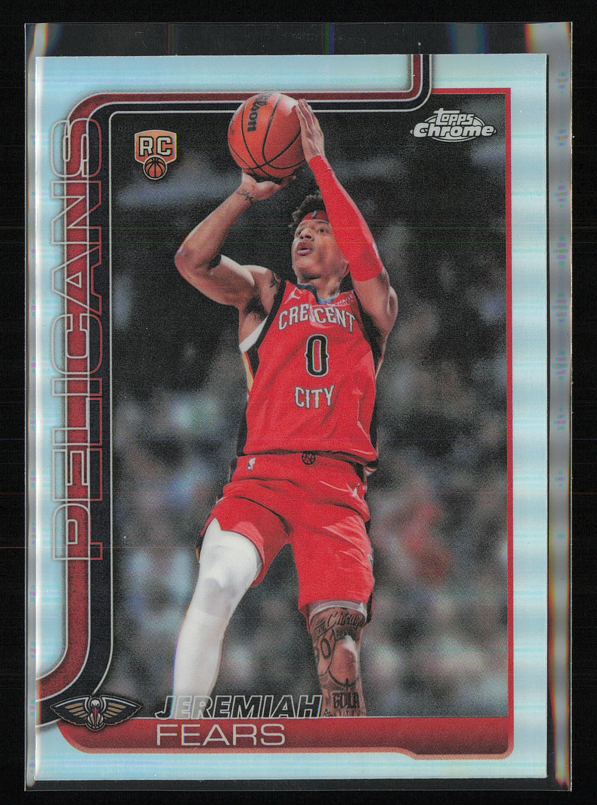 2025-26 Topps Chrome Update #157 Jeremiah Fears Refractor