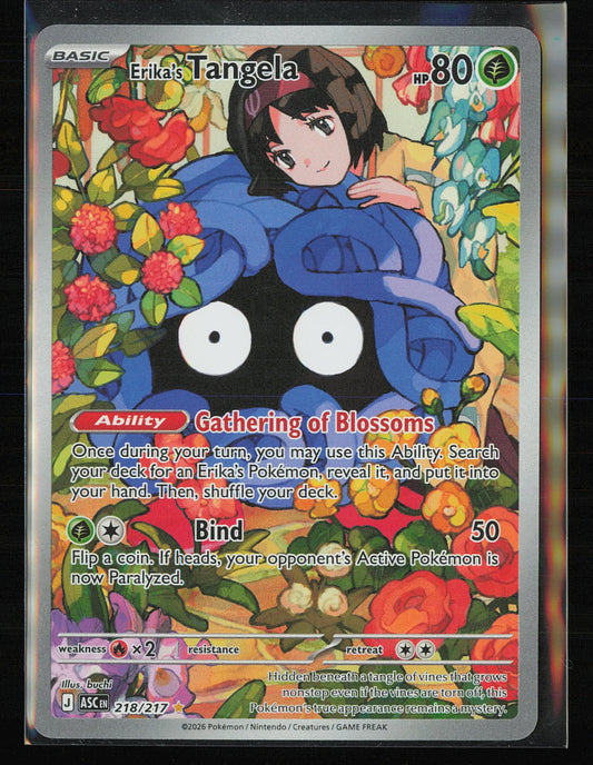 ME: Ascended Heroes #218/217 Erika's Tangela