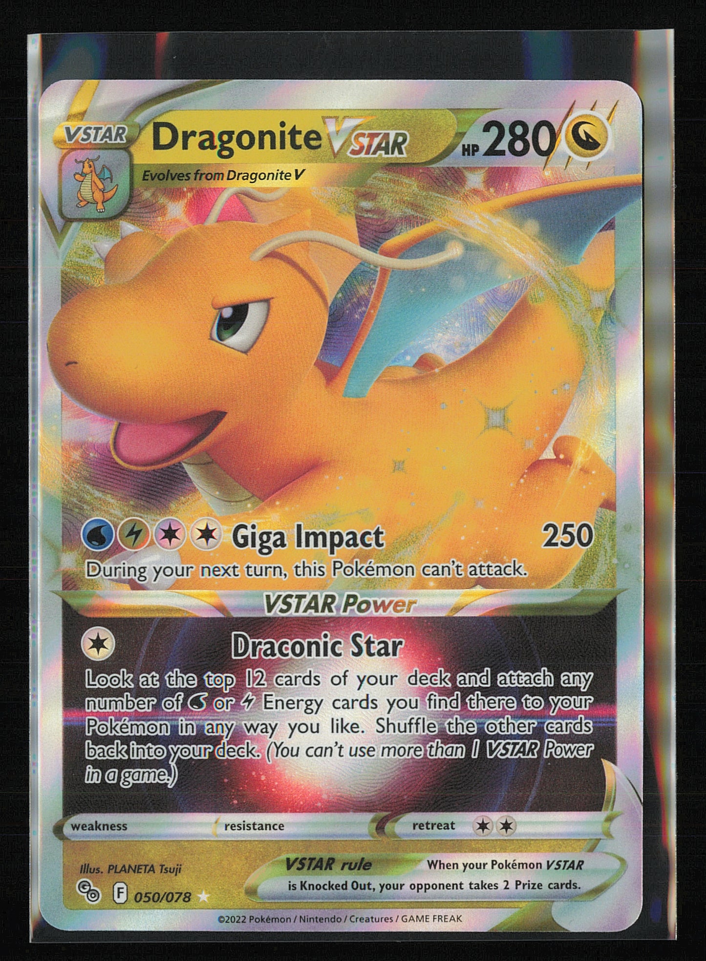 Pokemon GO #050/078 Dragonite VSTAR