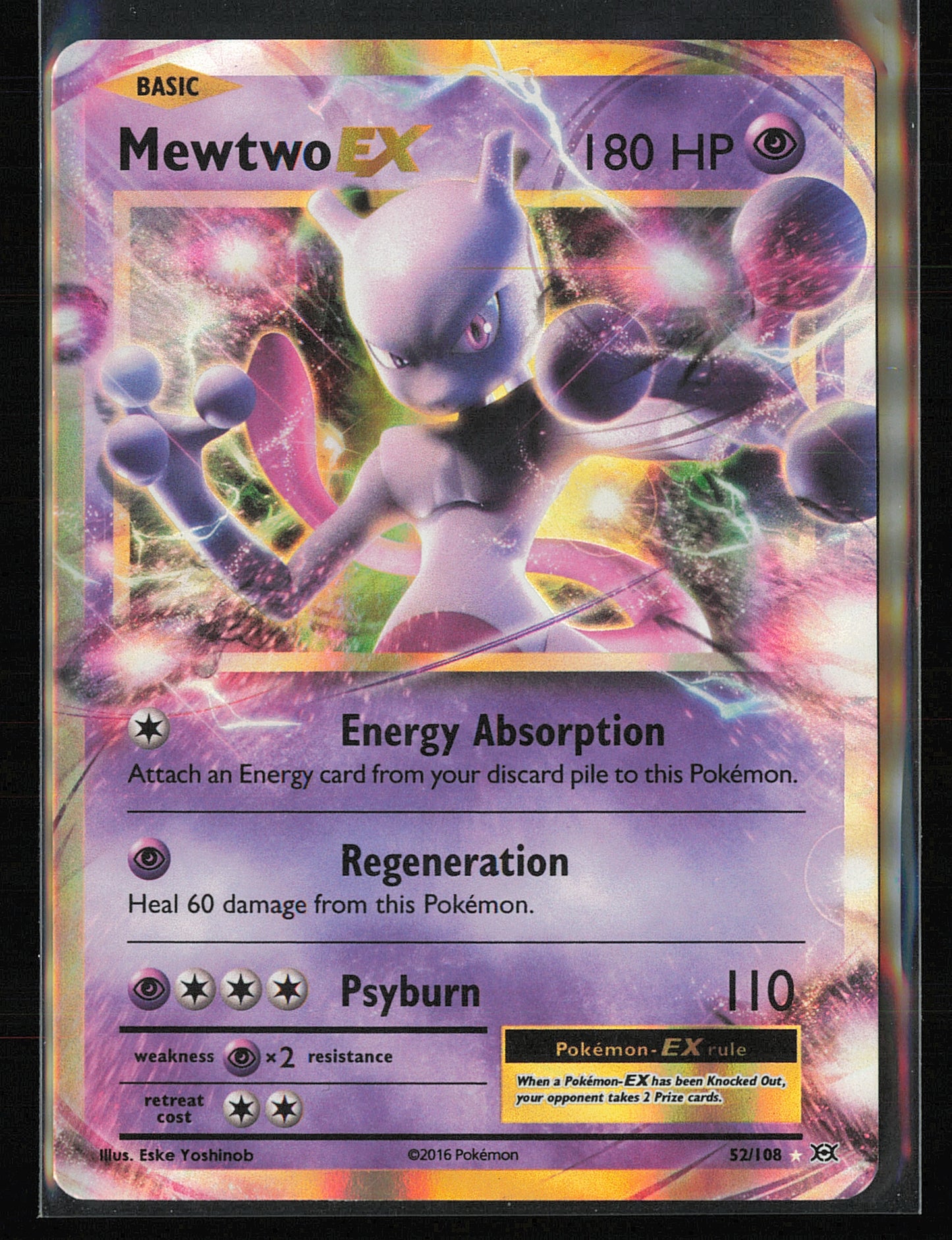 XY - Evolutions #52/108 Mewtwo EX