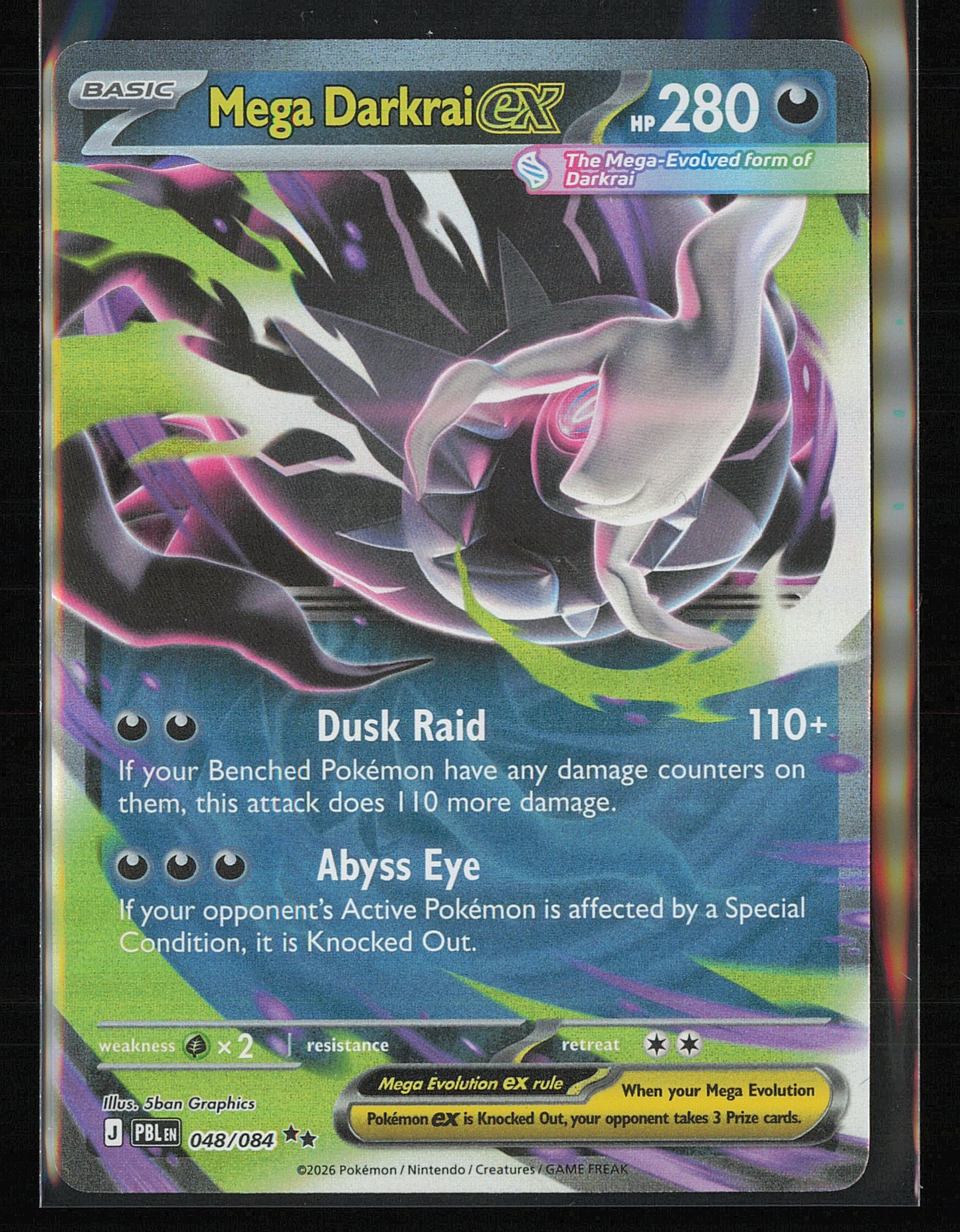 ME05: Pitch Black #048/084 Mega Darkrai ex