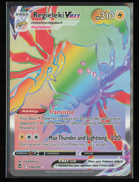 SWSH12: Silver Tempest #198/195 Regieleki VMAX (Secret)