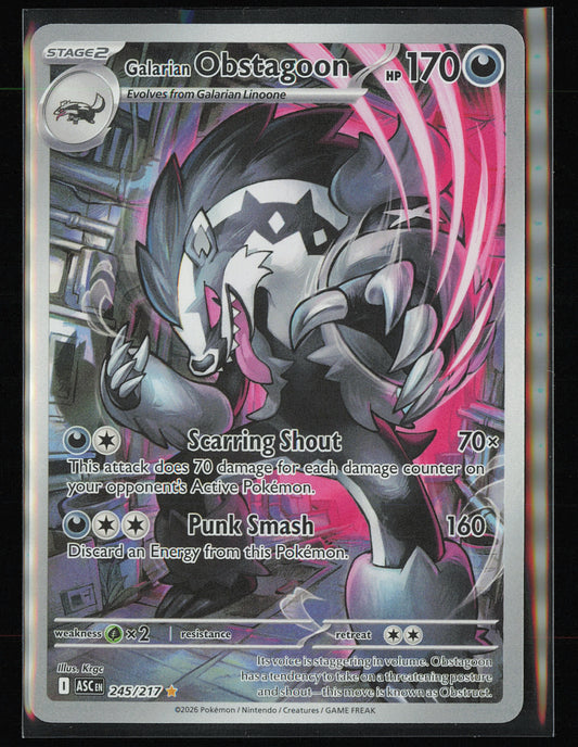 ME: Ascended Heroes #245/217 Galarian Obstagoon