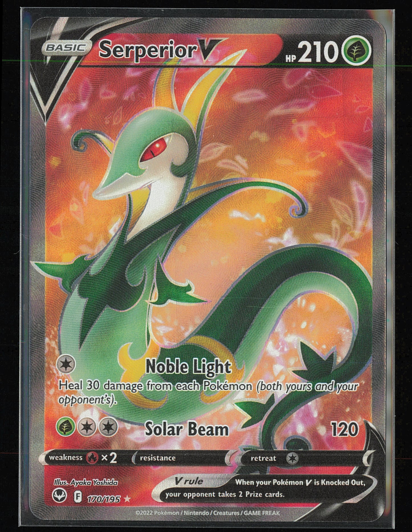 SWSH12: Silver Tempest #170/195 Serperior V (Full Art)