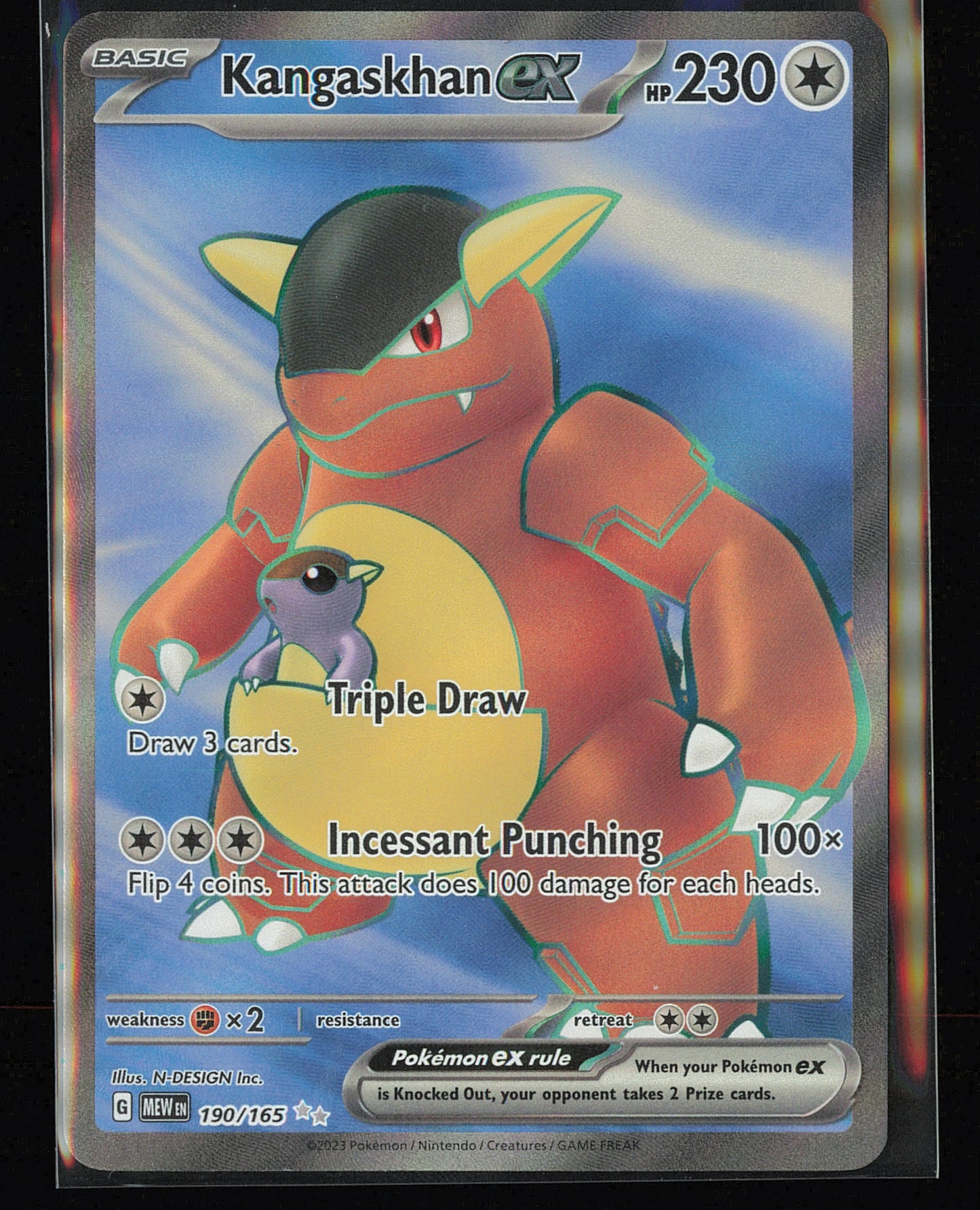 SV: Scarlet & Violet 151 #190/165 Kangaskhan ex