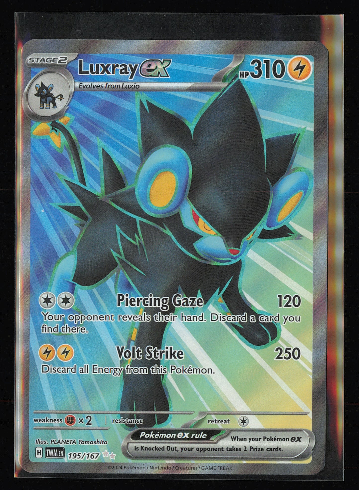 SV06: Twilight Masquerade #195/167 Luxray ex