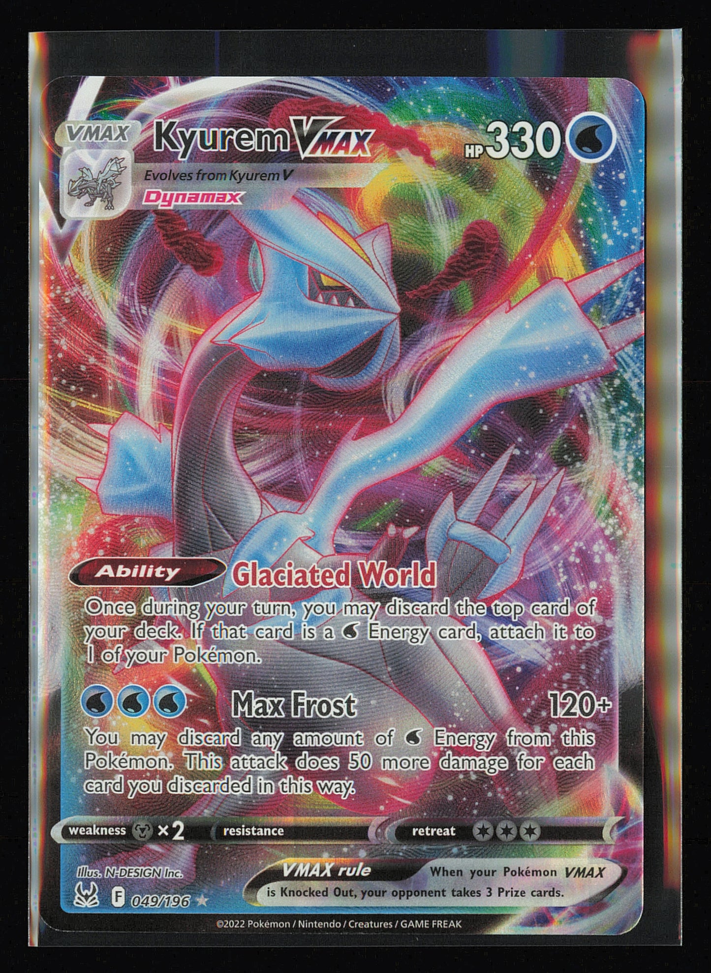 SWSH11: Lost Origin #049/196 Kyurem VMAX