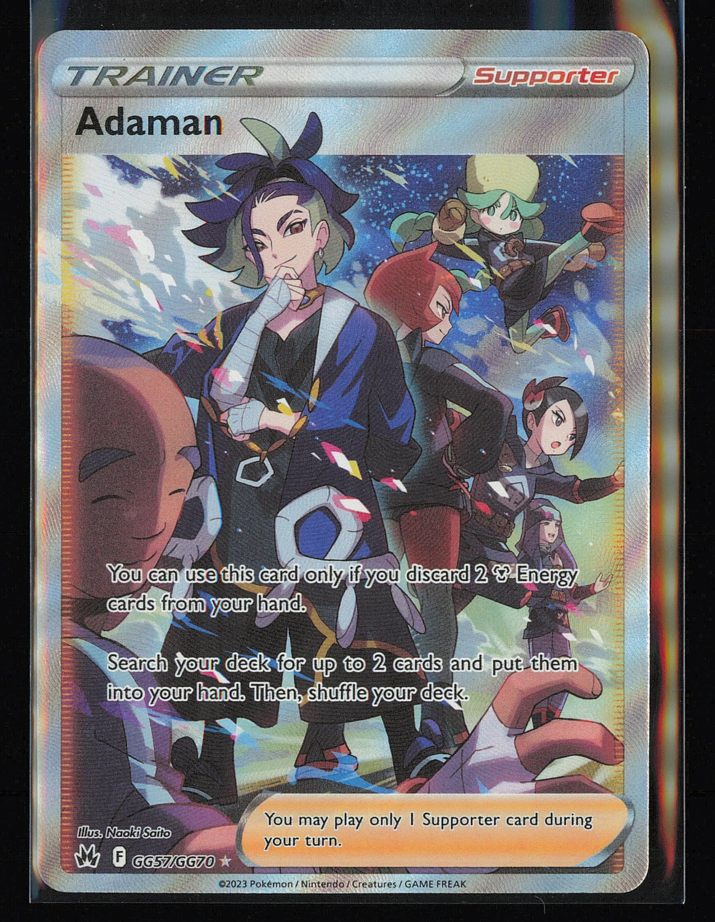 SWSH: Crown Zenith: Galarian Gallery #GG57/GG70 Adaman