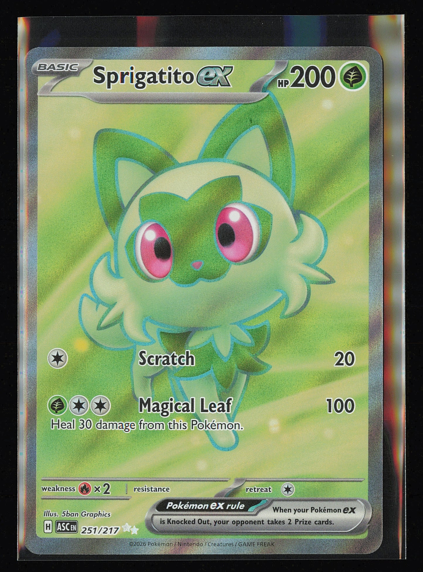 ME: Ascended Heroes #251/217 Sprigatito ex