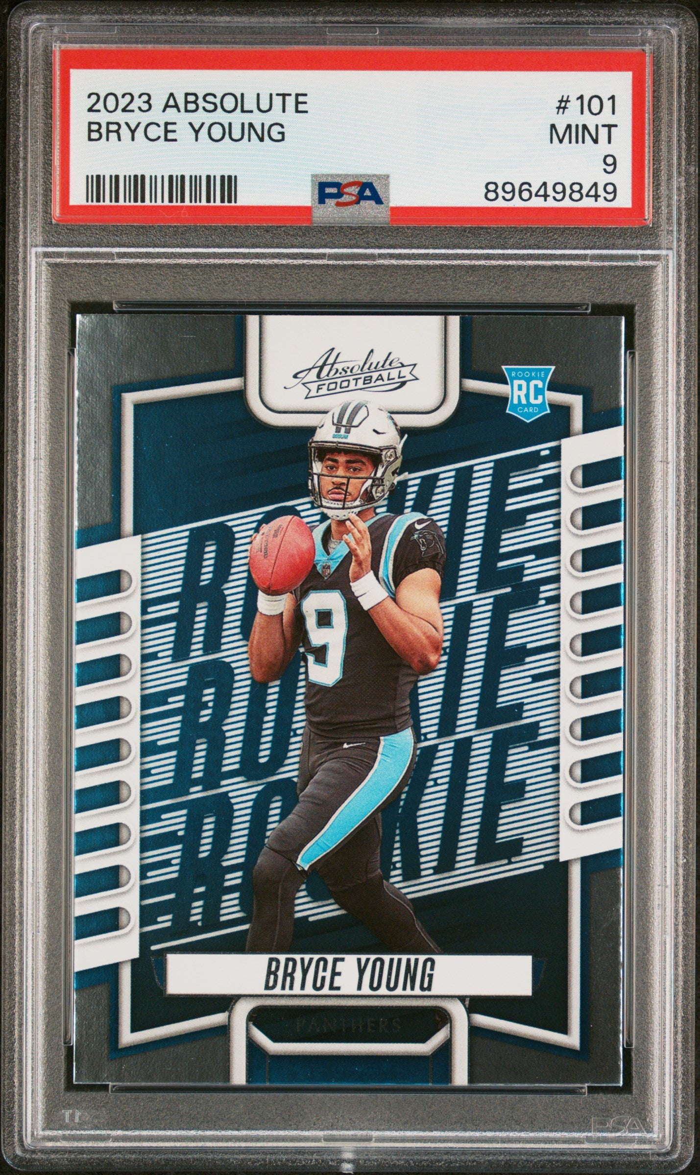 2023 Panini Absolute #101 Bryce Young PSA 9