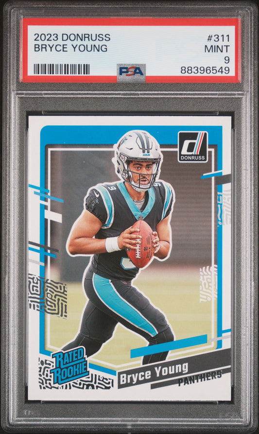 2023 Panini Donruss #311 Bryce Young PSA 9