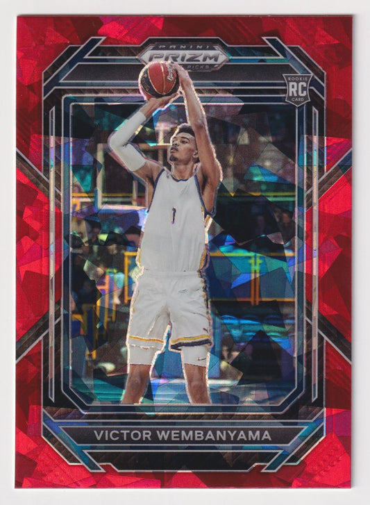 2023 Panini Prizm Draft Picks #2 Victor Wembanyama Red Ice