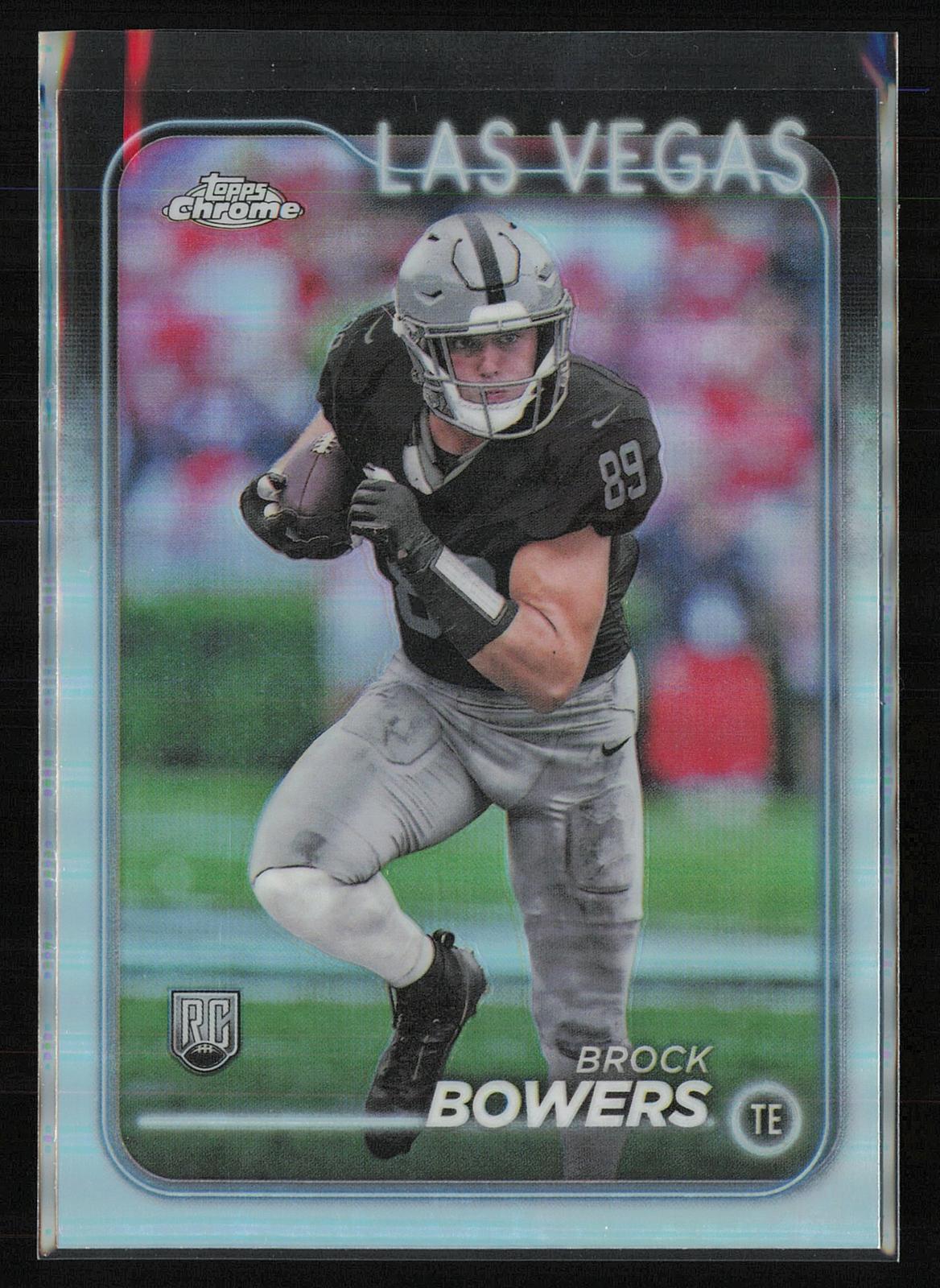 2024 Topps Chrome #207 Brock Bowers Refractor