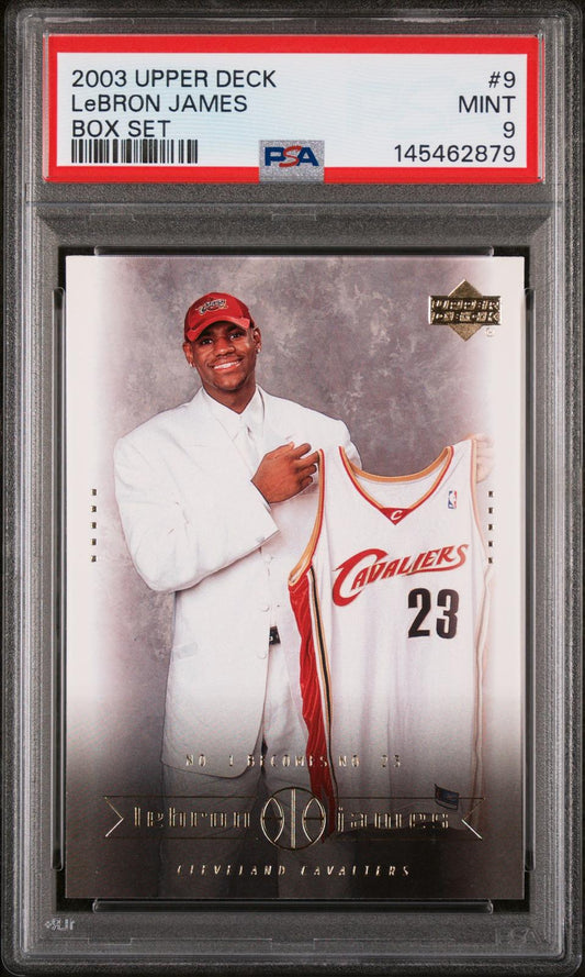 2003 Upper Deck Lebron James Box Set #9 Lebron James Box Set PSA 9