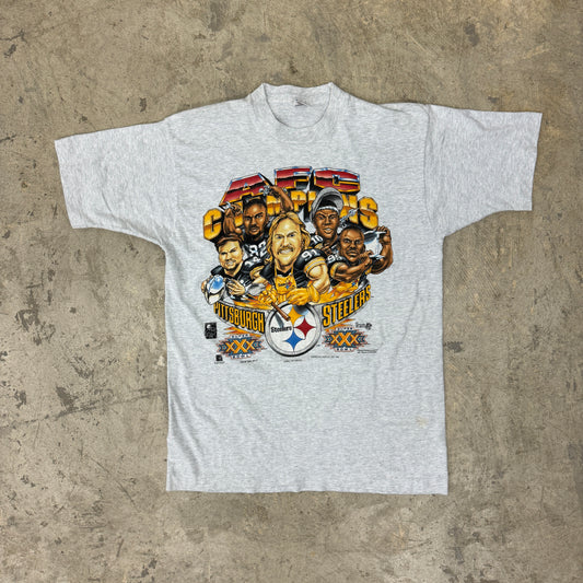 Steelers AFC Champs Super Bowl XXX 1995 Sz L