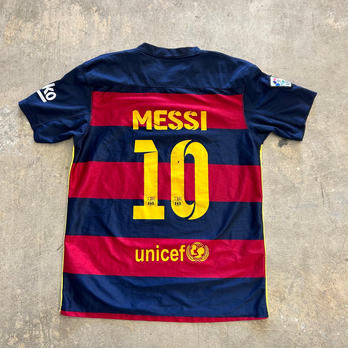 Barcelona Messi Jersey Sz L