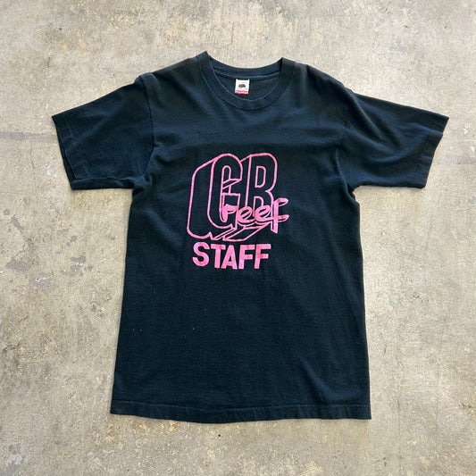 Black Pink Staff Tee Sz L