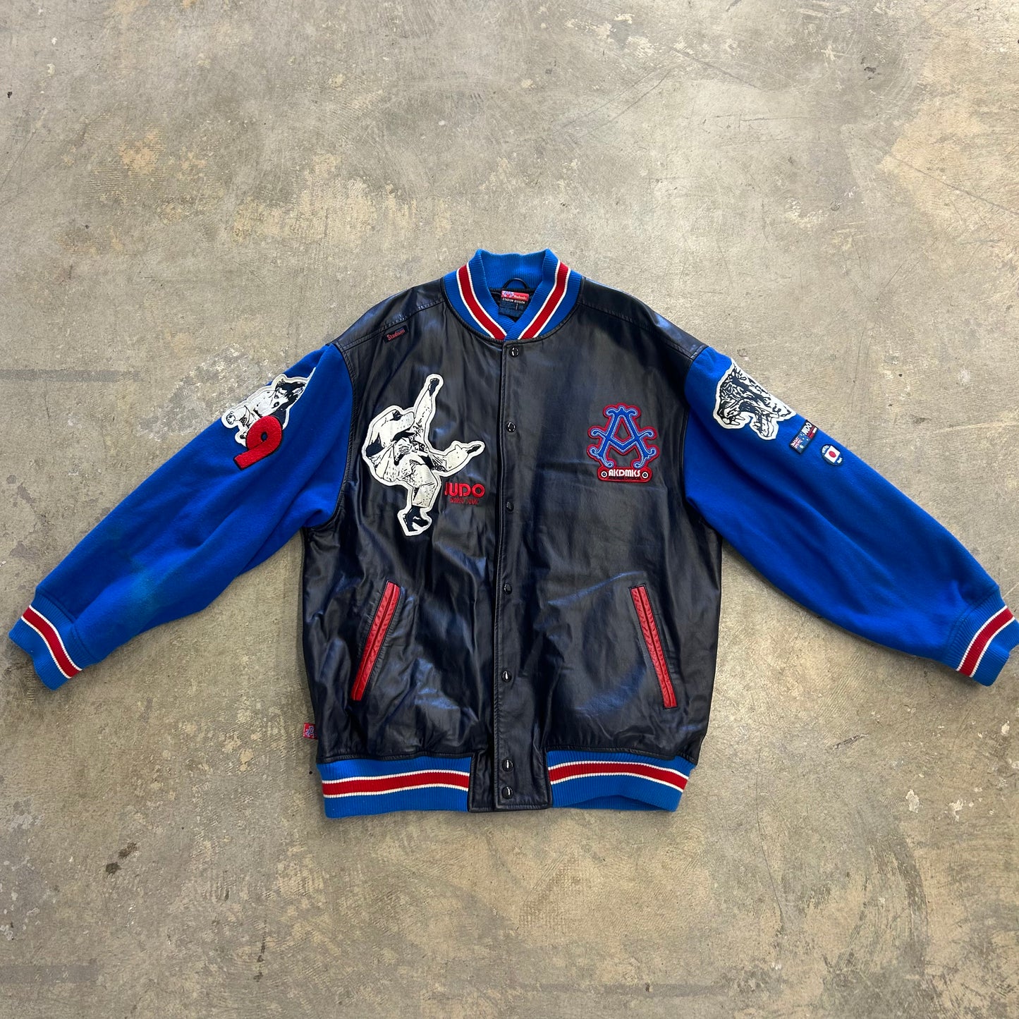 Vintage Akademiks Judo Varsity Jacket Sz 2XL