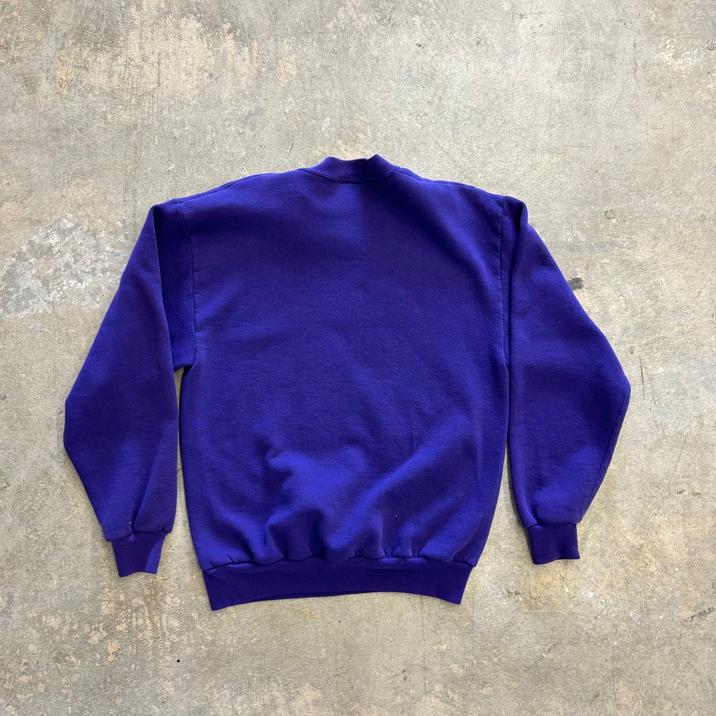 Blank Purple Jerzees Crewneck Sz M