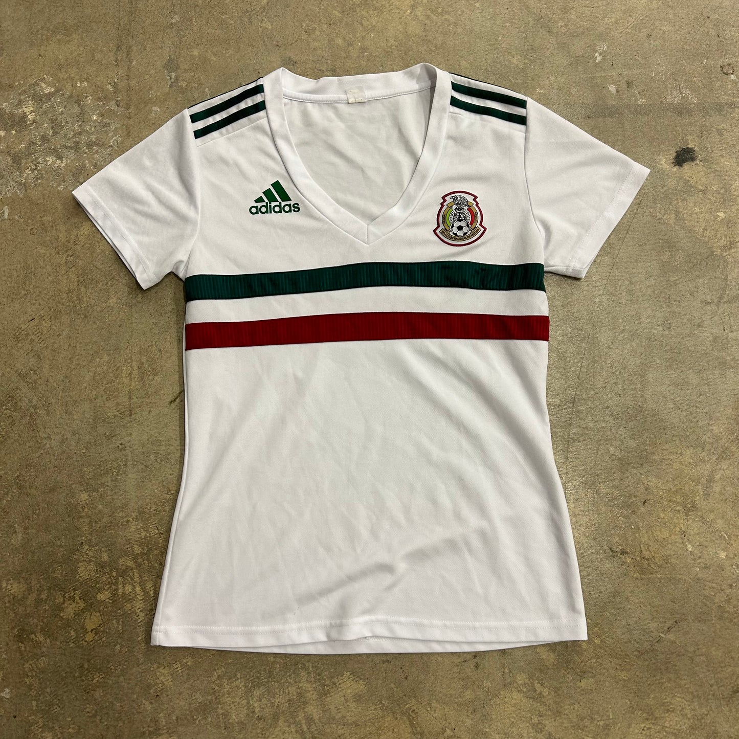 Women's Mexico White Jersey Sz M