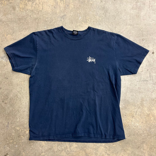 Stussy Navy Tee Sz XL