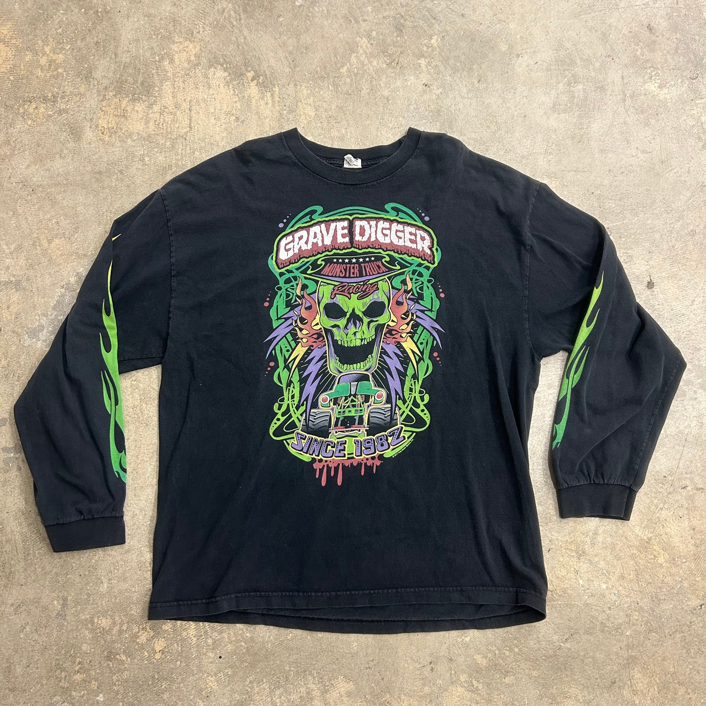 Grave Digger Racing Long Sleeve Sz 2XL