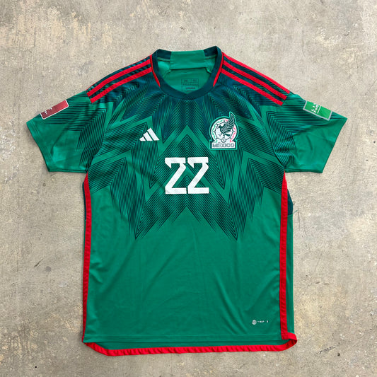 Mexico Home Jersey #22 H. Lozano Sz 2XL