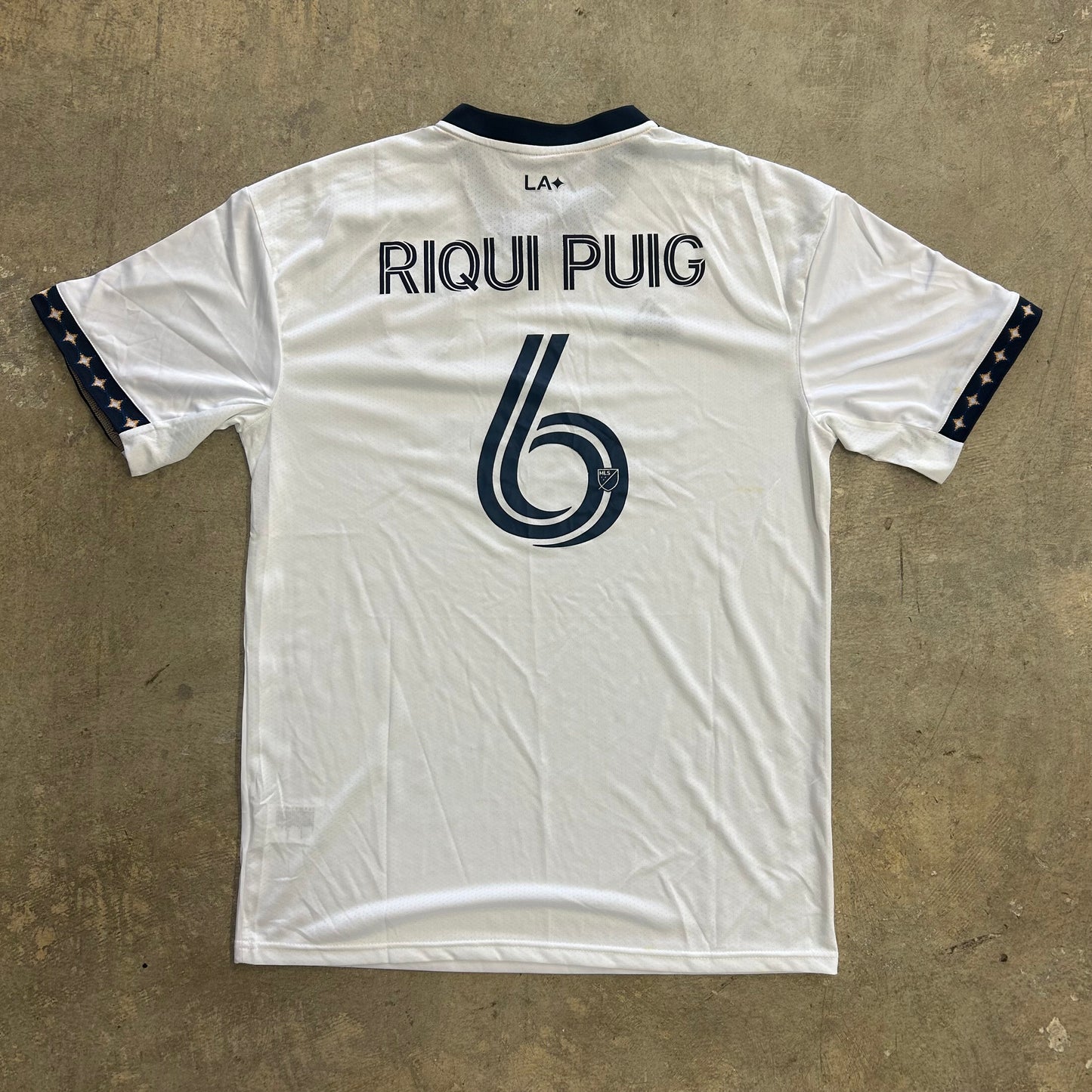 LA Galaxy #9 Riqui Puig White Jersey Sz 2XL