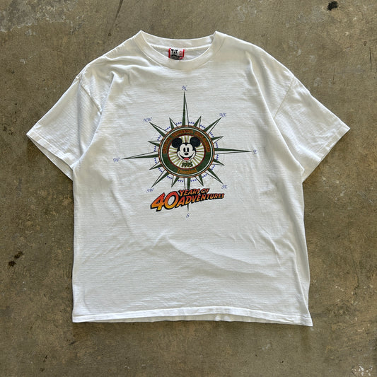 Mickey Adventure Vtg Tee Sz L