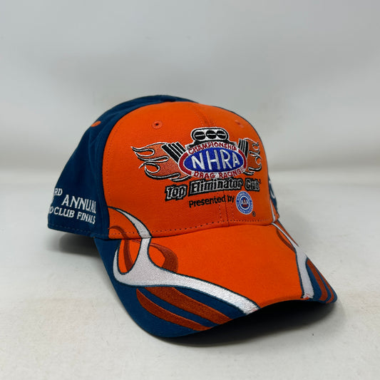 NHRA Orange Blue Hat 2017