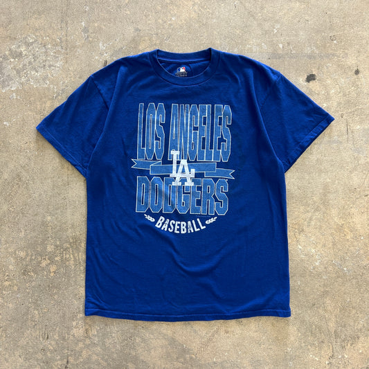 Dodgers Blue Tee Sz L