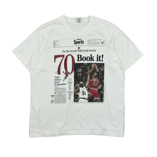 Chicago Bulls Record Breaking 70 Wins 90's Tee