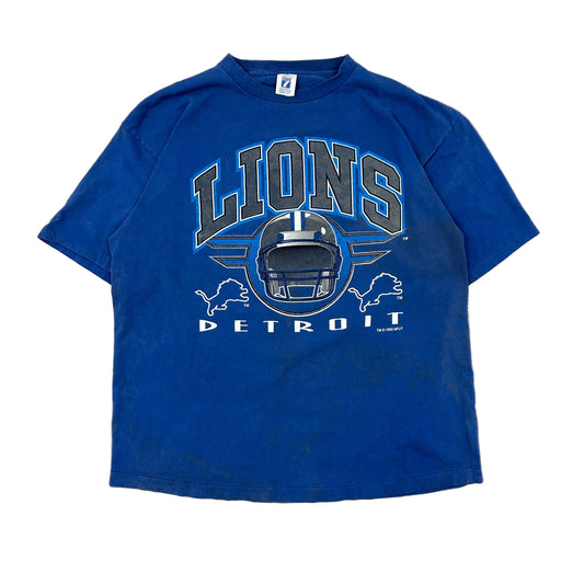 Logo 7 Detroit Lions Vtg Tee