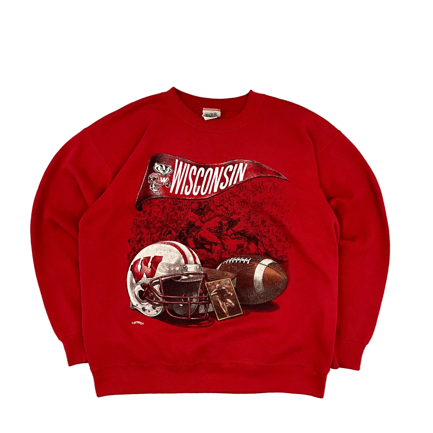 Vtg Wisconsin Nut Meg Sweatshirt