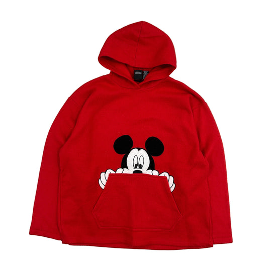 Vtg Mickey Red Hoodie