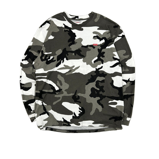 Supreme Small Box L/S Tee (SS25) Snow Camo
