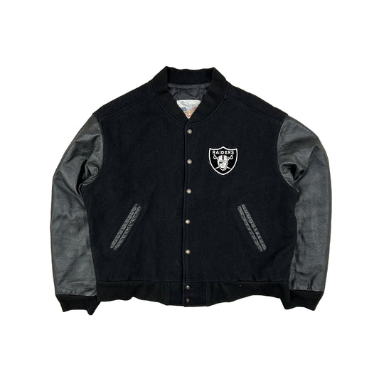 Vtg Raiders Letterman Jacket