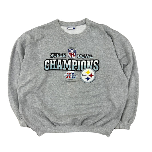 Steelers Super Bowl Champions Grey Sweatshirt