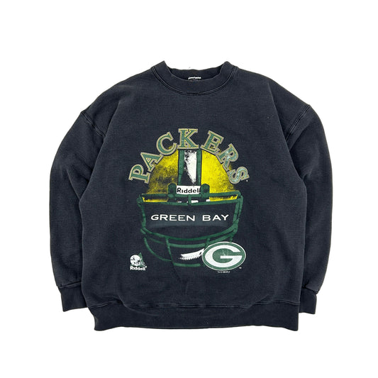 Vtg Green Bay Helmet Sweatshirt