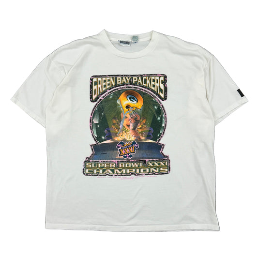 Vtg Green Bay Packers Super Bowl 31 Champions Tee