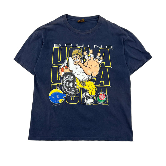 Vtg Nutmeg UCLA Football Tee