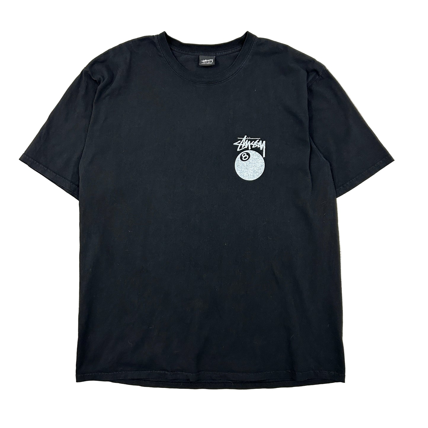 Stussy 8 Ball Pigment Dyed Tee Black