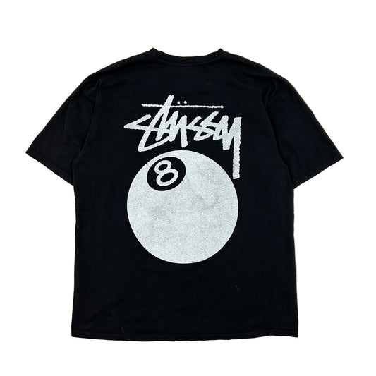 Stussy 8 Ball Pigment Dyed Tee Black