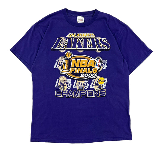 Vintage 2000 Los Angeles Lakers NBA Champions Tee