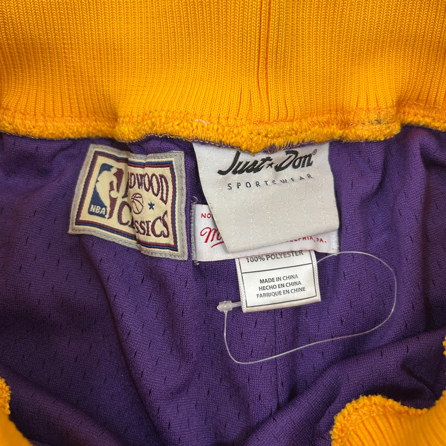Mitchell And Ness Just Don Los Angeles Lakers Shorts