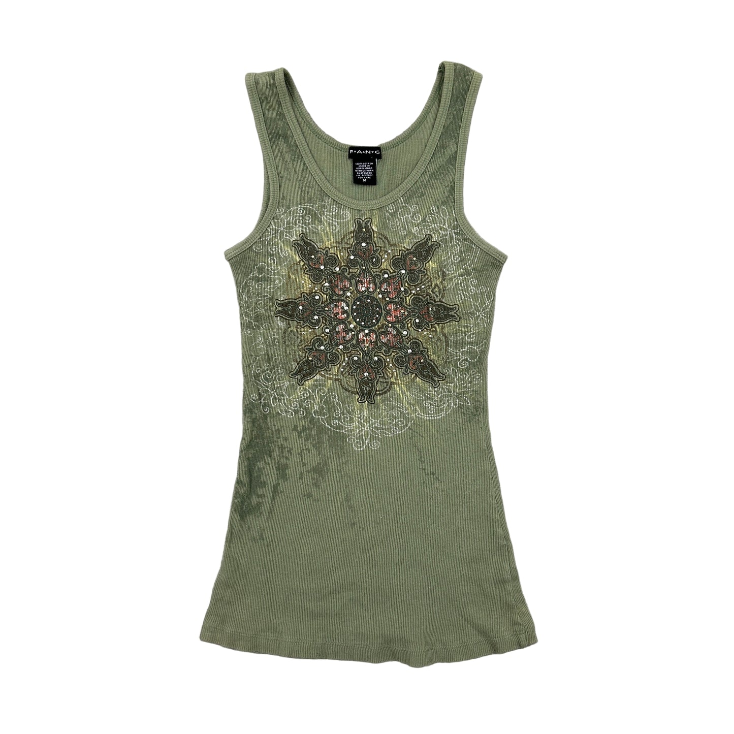 Womens Olive Tank Top
