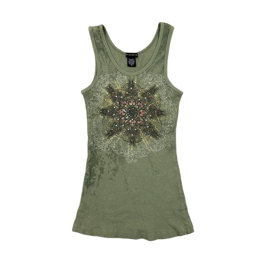 Womens Olive Tank Top
