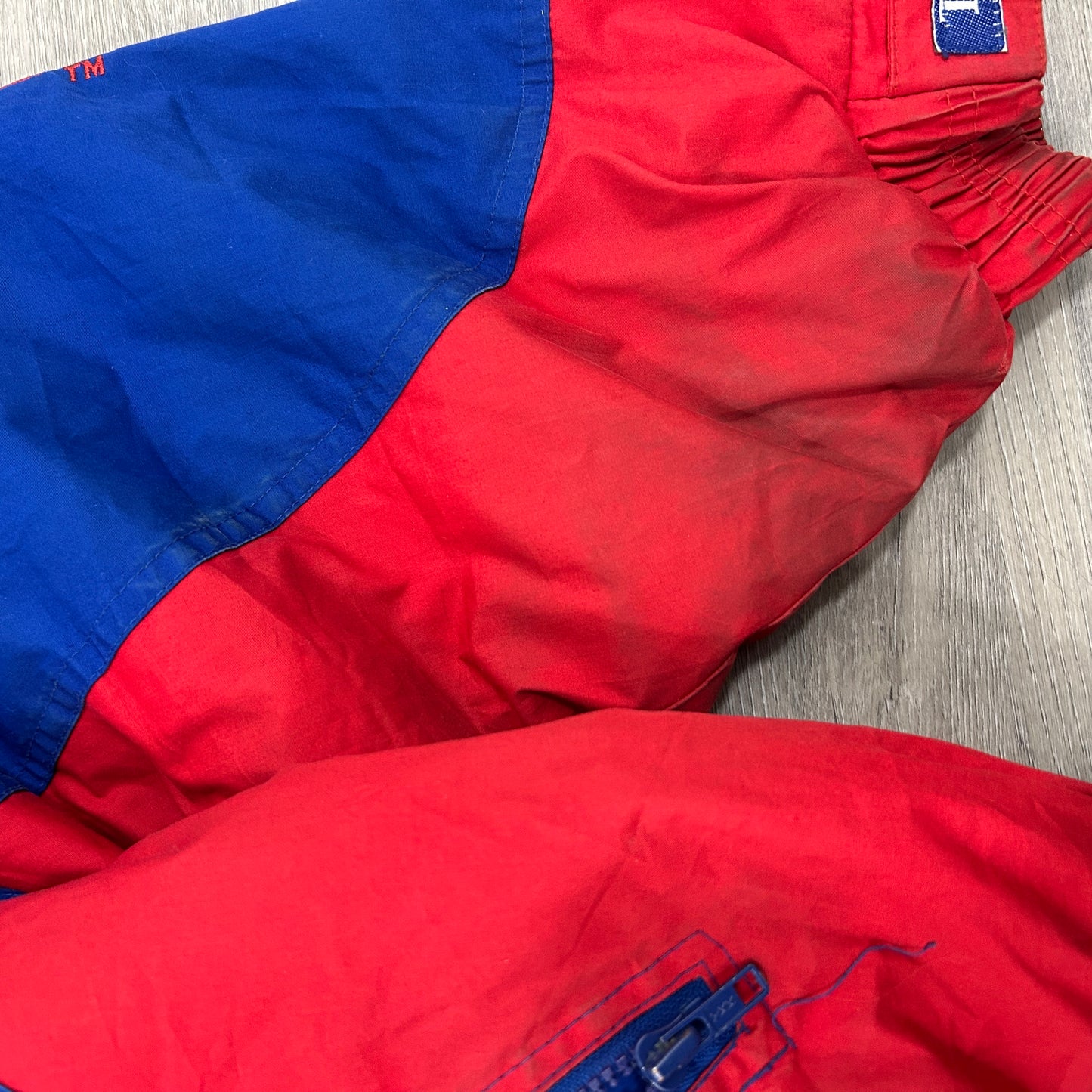 Vtg NY GIANTS Insulated Triple Fat Goose Jacket