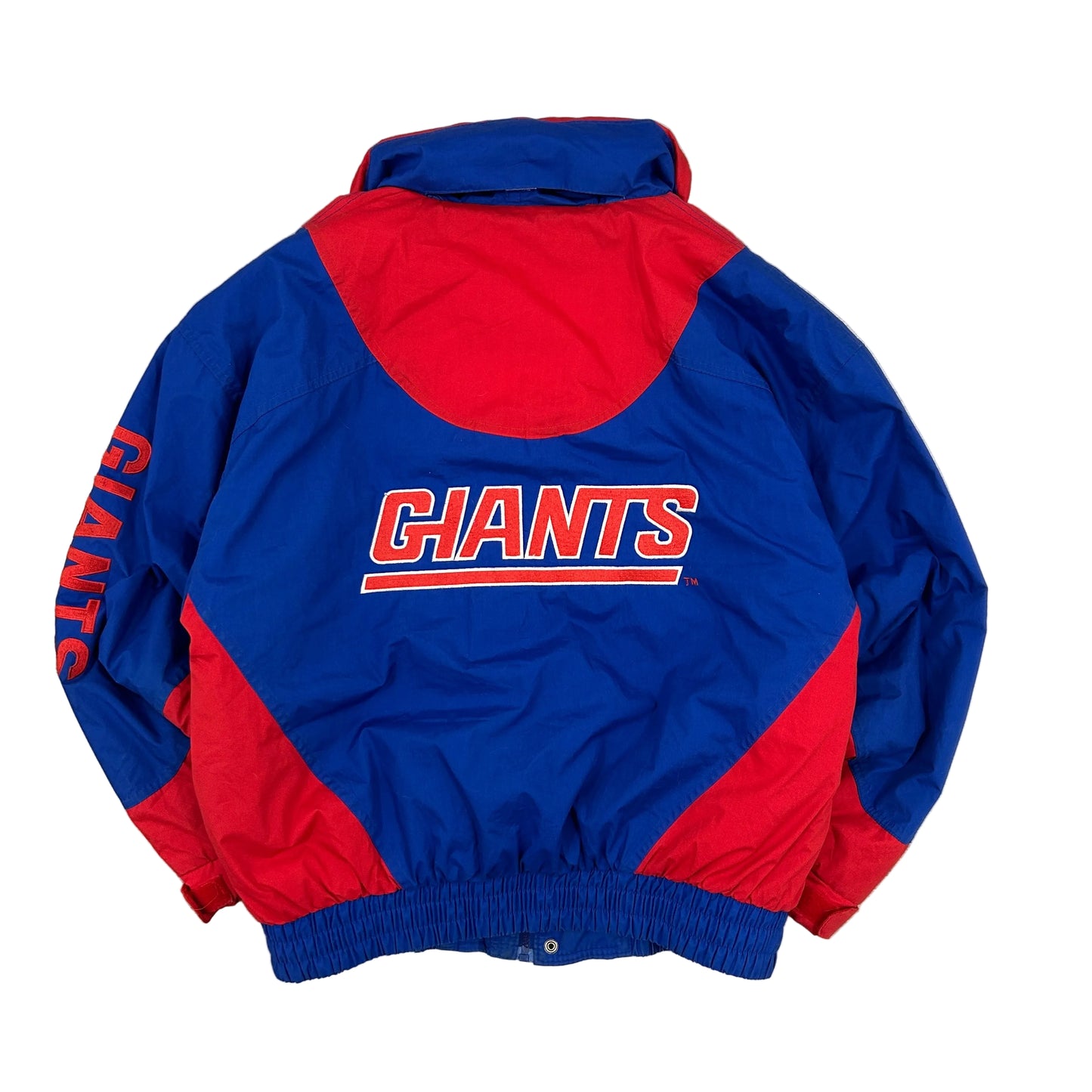 Vtg NY GIANTS Insulated Triple Fat Goose Jacket