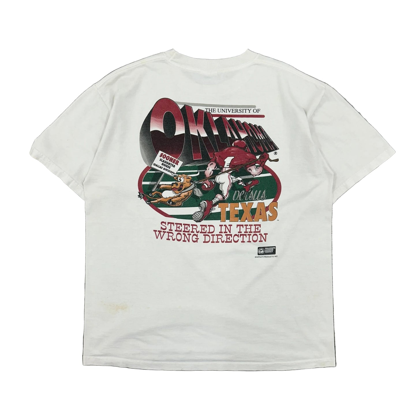 Vintage Oklahoma Sooners Football Tee